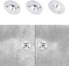 Podkładki do montażu płyt budowlanych XPS 100 szt. - 28 mm elementy mocujące z 4 pazurami, grubość 0,4 mm