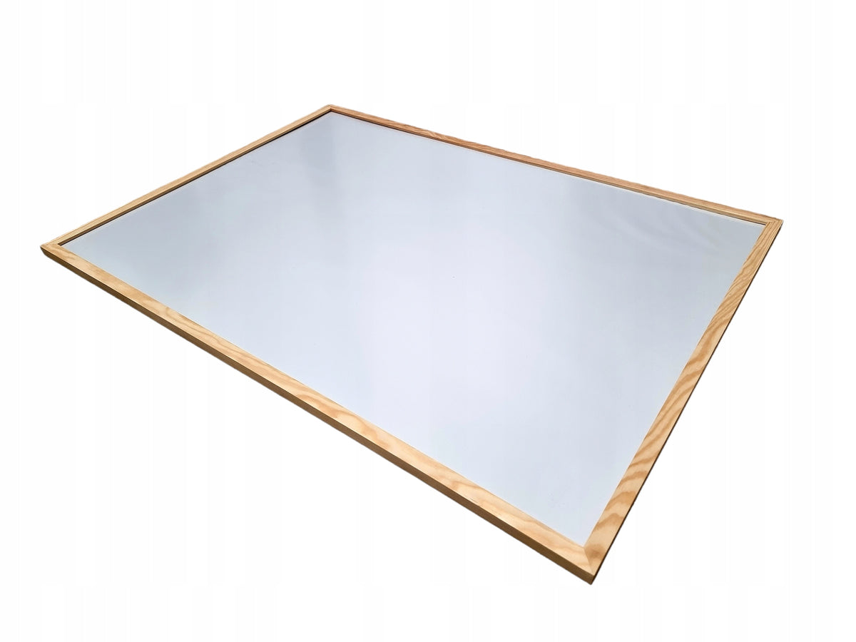 Rama drewniana plexi naturalna sosnowa , ramka 40x60 - 60x40 cm na zdjęcia oprawa fotografii wielokrotna, brązowa