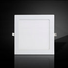 Panel LED podtynkowy plafon sufitowy 18W lampa kwadratowa biała, zintegrowane źródło światła, 20x20 cm, głębokość 2 cm