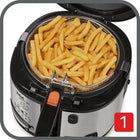 Frytkownica tradycyjna tefal One Metal 1.2 kg 2.1l FF175D71 do Smażenia 1900 w czarny