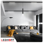 Lampa LED liniowa szynowa magnetyczna Reflektor 18W czarny 45cm 3 barwy CCT oprawa do szynoprzewodu, do salonu, kuchni