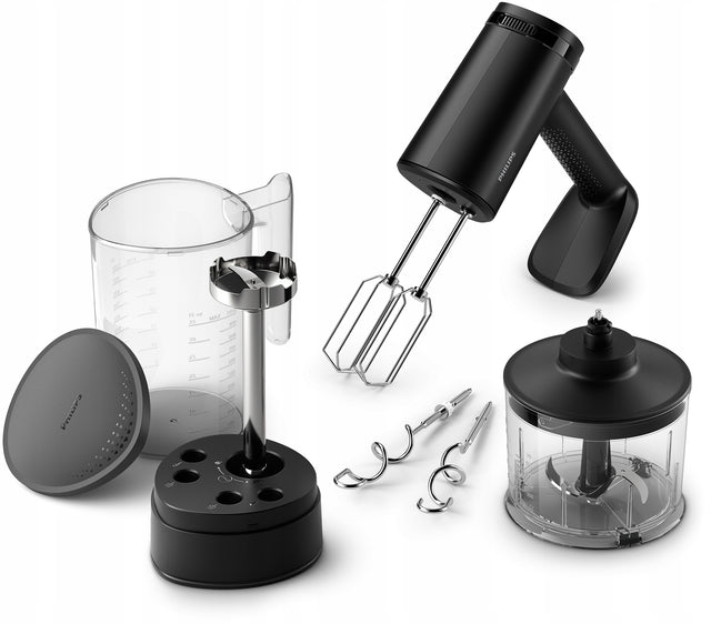Mikser ręczny wielofunkcyjny 2w1 mocny 500W blender Philips HR3781/20 czarny