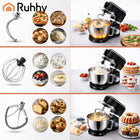 Robot Planetarny Kuchenny Podgrzewana Misa 6,2l 14w1 Blender Maszynka Mocny mikser do ciasta koktajli i mięsa 2000 w 6
