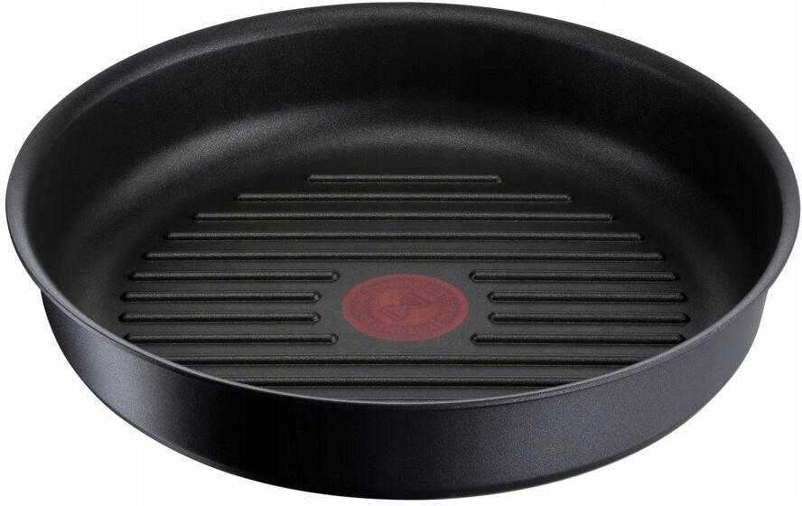 Patelnia grillowa Ingenio Unlimited 26cm TYTANOWA L8584074 do mięsa i warzyw, nieprzywierająca, indukcja, piekarnik