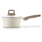 Rondel indukcja Ceramiczny Mały Garnek Kremowy Konighoffer Rosti 18cm 1,7 naczynie do gotowania, do sosów i małych