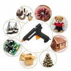 PISTOLET DO KLEJU NA GORĄCO 140W 11MM MOCNA KLEJARKA + 2 WKŁADY ZESTAW aplikator termotopliwy, do rękodzieła i napraw