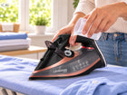 Żelazko parowe ceramiczne mocne 3000W anti-drip anti-calc strażak powłoka 3000 w