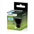 10x Żarówka LED GU10 6W biała zimna 6500K mocna niemrugająca premium czarna reflektor 600 lm do lamp i opraw punktowych