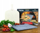 Kamień do pizzy wulkaniczny z Wulkanu etna 38x30 cm + szufla płyta wypiekowa, do pieczenia chleba i pieczywa w