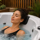 Zagłówek do jacuzzi wodoodporny poduszka na przyssawki do wanny balii SPA podparcie karku, akcesorium kąpielowe, wygoda