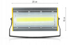 Lampa halogen liniowy LED COB 50W naświetlacz IP65 5000lm reflektor do garażu, ogrodu i na elewację, zimne białe