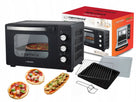 Mini piekarnik elektryczny prosciutto 20l 1280W ruszt uchwyt tacka pizza 20 l 1280 w czarny