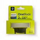 2szt Ostrza wymienne do golarki Philips OneBlade Original QP220 QP220/50 elementy tnące, końcówki do maszynki