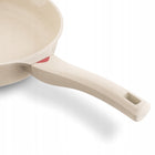 PATELNIA Indukcja do Smażenie GAZ Solidna Konighoffer Creamy Marble 24 cm nieprzywierająca, na kuchnię ceramiczną i