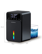 Cichy Pochłaniacz Wilgoci 1200ml Osuszacz Powietrza luxe UV Wydajny czarny do osuszania pomieszczeń, bezzapachowy, na