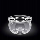 Podgrzewacz szklany do dzbanka Wilmax 15x8.5 cm stojak do czajnika podstawka pod imbryk, utrzymuje ciepło napoju