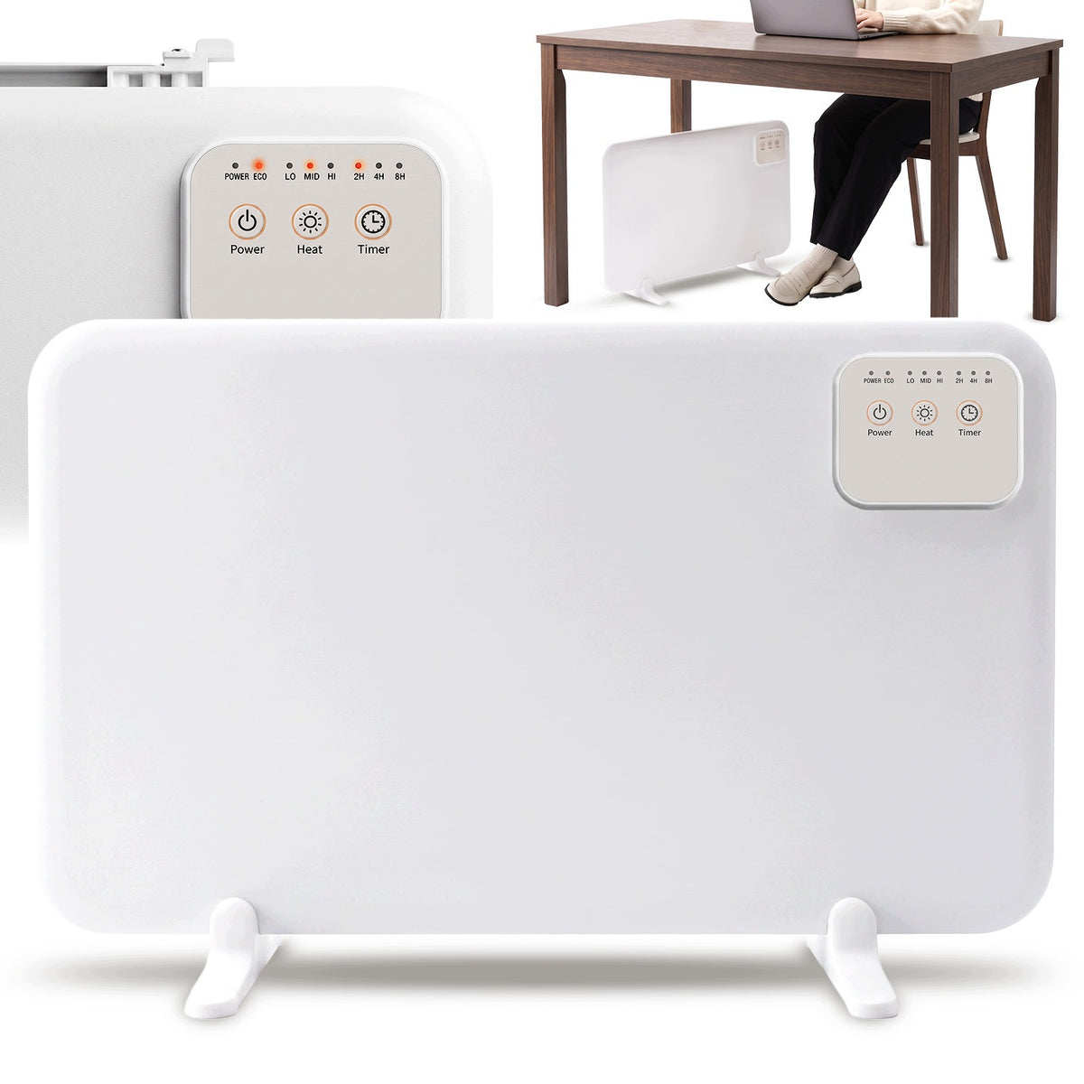 GRZEJNIK ELEKTRYCZNY NA PODCZERWIEŃ PANEL PROMIENNIK IR POD BIURKO 120W długofalowe 120 W