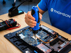 Wkrętak akumulatorowy 4V THOMSON 7 Nm śrubokręt elektryczny wkrętarka LED do skręcania mebli, bezprzewodowy, 1,3 Ah
