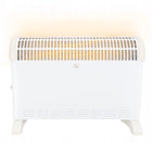 Grzejnik elektryczny 2000W ENERGOOSZCZĘDNY TERMOSTAT biały konwektorowy 325 mm 550 mm grzewcza