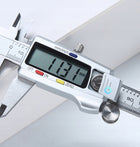 Suwmiarka elektroniczna ze stali nierdzewnej cyfrowa dokładna 0-150mm +etui pomiar średnicy, grubości i głębokości