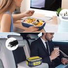 Elektryczny lunchbox pojemnik podgrzewany do auta ciężarówki pracy obiadowy menażka 900 ml na posiłki z tworzywa