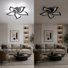 Lampa Sufitowa LED Żyrandol Czarna Nowoczesna do Salonu 60W 6500K wisząca, 5 punktów świetlnych, aluminiowa, 59 cm
