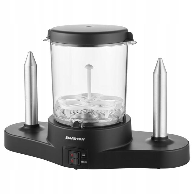 Urządzenie do hot dogów smarton HM 200 520W podgrzewacz parówek i bułek, czarny