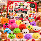 KALENDARZ ADWENTOWY SQUISHY 24 GNIOTKI ANTYSTRESOWY 3D ŚWIĘTA PREZENT stojący