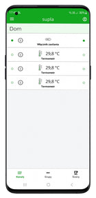 Czujnik temperatury termostat WiFi wgrana supla Sonoff THR316 DS18B20 4x2mb do automatyki domowej, sterowanie grzaniem
