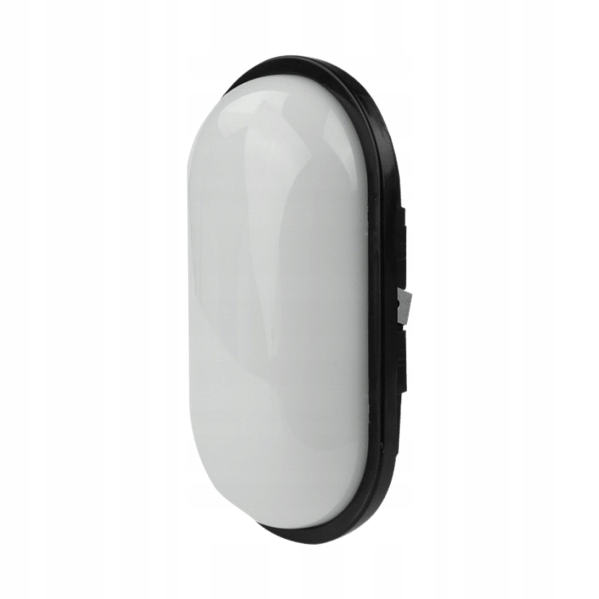 Eco Light Oprawa Kanałowa LED torton Owal Czarny 20W 4000K 1800lm IP65 plafon sufitowy okrągły do łazienki garażu