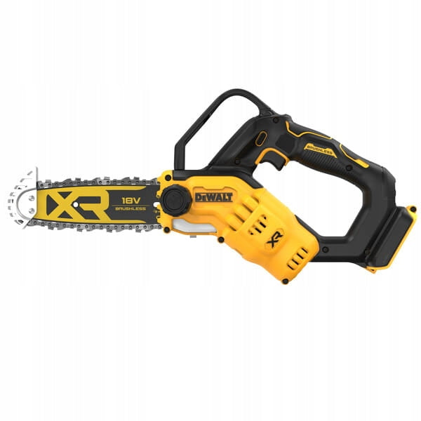 Pilarka łańcuchowa XR 18V 20cm DeWalt DCMPS520N piła akumulatorowa do cięcia gałęzi, lekka, waga 2,1 kg