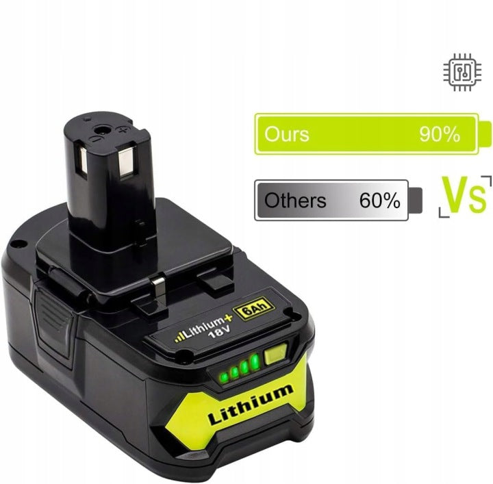 Ryobi Bateria do RYOBI ONE+ 18V 6,0Ah 108Wh akumulator Li-Ion litowo-jonowy do elektronarzędzi