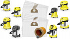 10x worki do odkurzacza karcher WD3 SE4001 WD2 plus KWD3 V17 V15+FILTR WD 3 torebki syntetyczne, zamienniki do