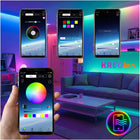 Taśma LED 5m RGB wodoodporna pasek LED 5050 pilot + sterowanie aplikacją kolorowe oświetlenie dekoracyjne do pokoju 12V