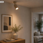 LAMPA SUFITOWA GU10 LED wisząca żyrandol kinkiet Beżowa Kaszmir ryflowana oprawa punktowa cylindryczna maks. 35 W