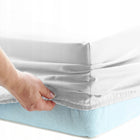 Polskie prześcieradło 100% bawełna z gumką 180X200cm + 25cm jakość premium do łóżka dwuosobowego, do sypialni
