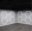 Panel Lampa LED Mikka Hexagon Warsztat Garaż zimny 192 w Plafon sufitowy, oświetlenie techniczne, białe światło