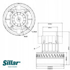 Silnik 1200W do Bosch Makita 440 Karcher Puzzi 10/1 100 200 NT 65/2 360 700 część zamienna, jednostka napędowa