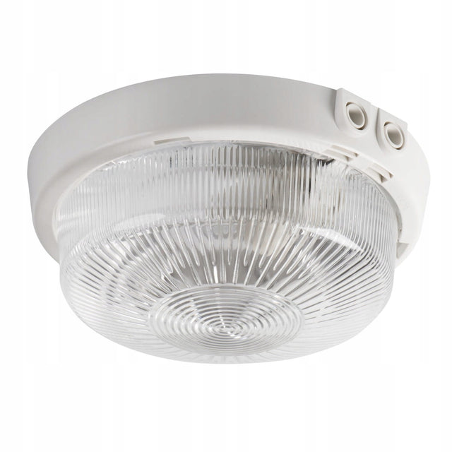 Plafon Oprawa lampa ścienna sufitowa tuna E27 IP44 kanlux S1101-W oświetlenie łazienkowe okrągłe białe