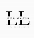 Lustro półokrągłe księżyc 100x50 ścienne bez ramy, dekoracyjne do salonu, sypialni i przedpokoju, tafla 4 mm