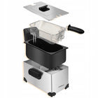 Frytkownica tłuszczowa Aigostar 30HEY 3l Tradycyjna frytownica 2200W 2200 w srebrny/szary