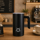 Spieniacz do mleka kawy podgrzewacz elektryczny 4 tryby 500W 625ml 4W1 dzbankowy do cappuccino latte czarny