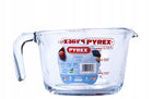 Dzbanek z miarką skalą miarka kuchenna szklana 1.0l pyrex naczynie do odmierzania płynów, pojemnik z podziałką, czerwone