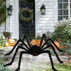 Duży Sztuczny Pająk Dekoracyjny 125 cm XXL Dekoracja Halloween Giga Czarny ozdoba na imprezę tematyczną, element