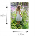 Foto magnes z twoim własnym nadrukiem zdjęciem na prezent duży 20x30 A4 personalizowana dekoracja lodówki do domu