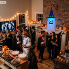 Duch w kapeluszu dekoracja halloween duszek świecący wiszący ozdoba LED straszydło na imprezę tematyczną, aranżacja