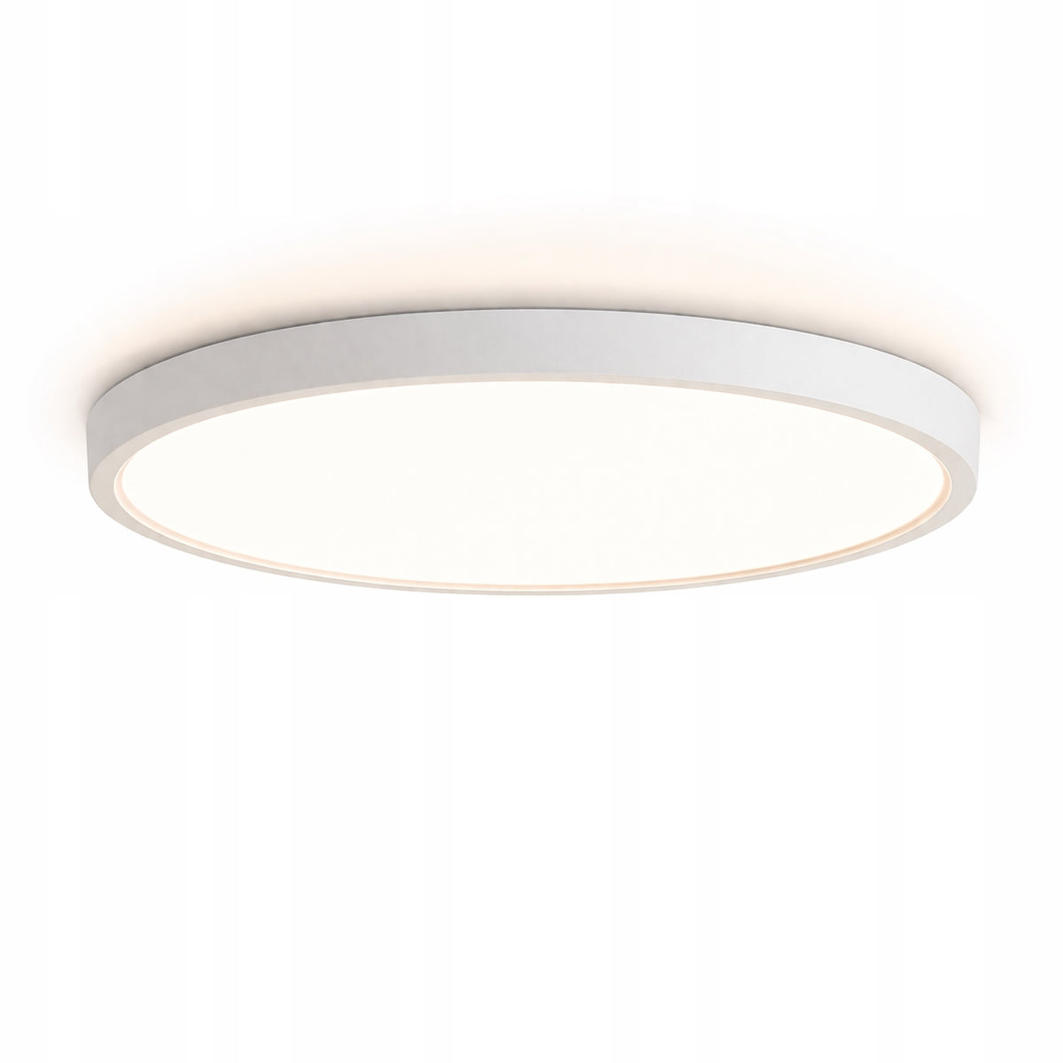 Lampa łazienkowa sufitowa lampa plafon LED biały 4000K do salonu IP44 24W okrągła oprawa ze zintegrowanym źródłem