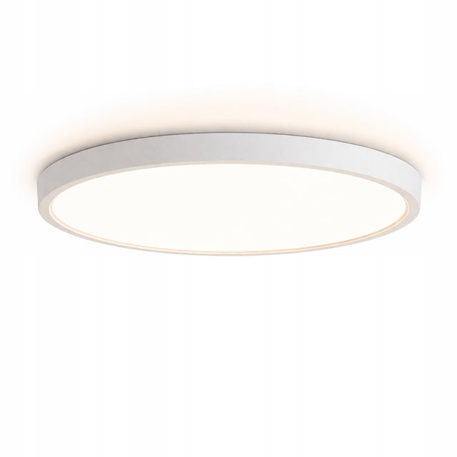 Lampa łazienkowa sufitowa lampa plafon LED biały 4000K do salonu IP44 24W okrągła oprawa ze zintegrowanym źródłem światła, neutralna barwa