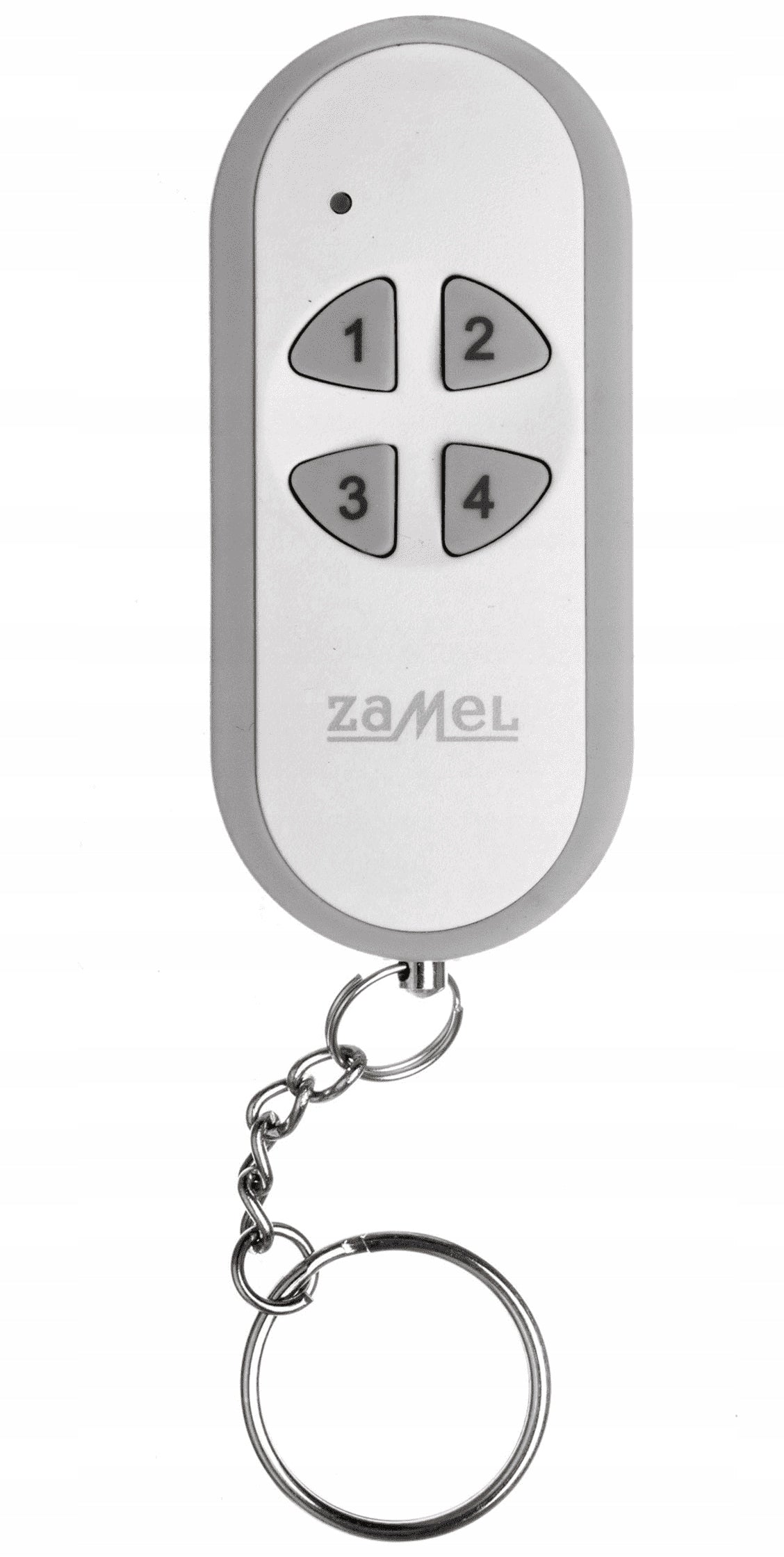 Pilot 4-kanałowy zamel model P-257/4 nadajnik radiowy ZigBee do sterowania urządzeniami smart home, zasilany bateriami