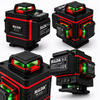 Poziomica laserowa 360 płaszczyznowa hilda 4D MAX laser krzyżowy statyw 1,6 zielony niwelator budowlany 16 linii IP65